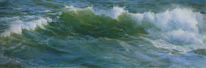 "Cresting Wave" Painting