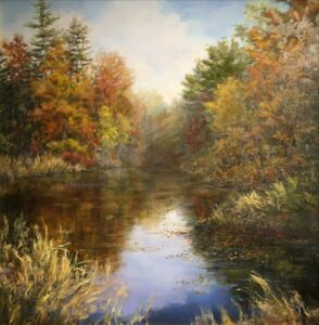 "Above the Beaver Dam" Painting