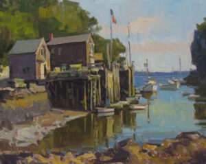 “A Maine Morning”, painting